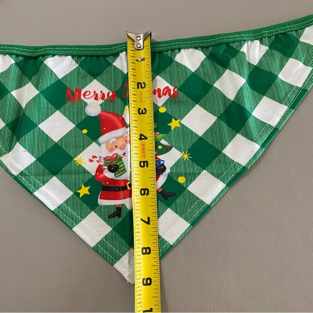 Christmas bandana for dogs 2 pcs size L